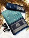 Wow Pure Dola Silk Jacquard Boder Fancy Wholesale Saree In India